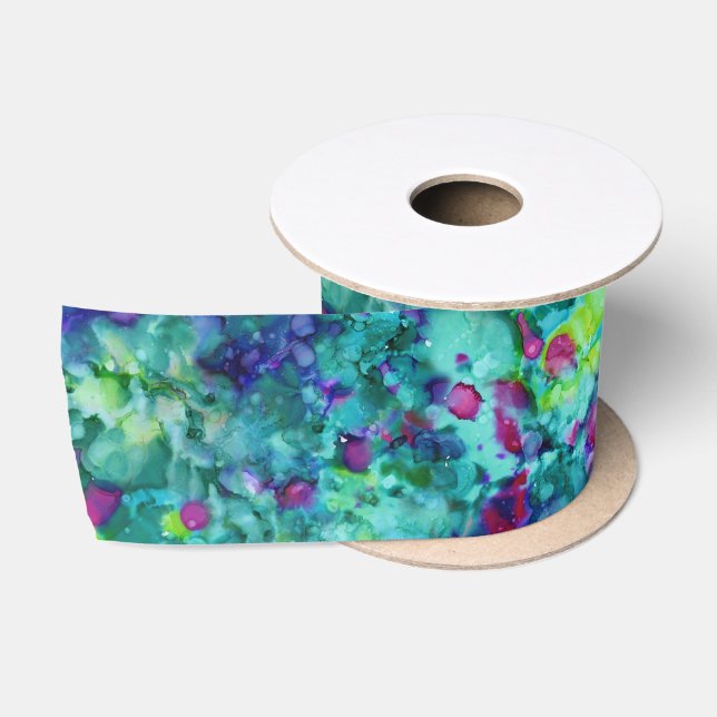 mysterious fathoms below : satin ribbon (Spool)