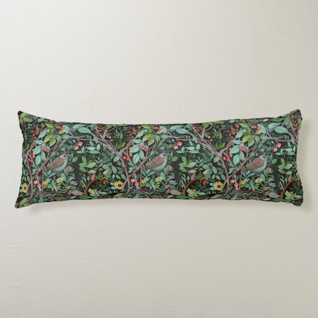 Mysterious forest body pillow (Front)