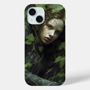 Mysterious Forest Girl iPhone 15 Case