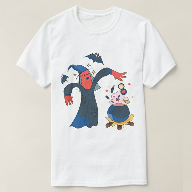 Mysterious Ghost Silhouette T-Shirt (Design Front)