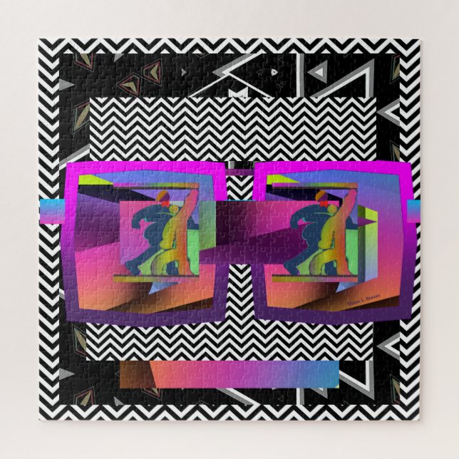 Mysterious Glasses  Jigsaw Puzzle (Vertical)