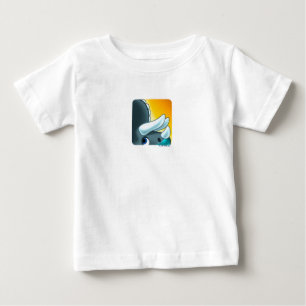 MYSTERIOUS HORNED DINOSAUR by Jeff Willis Art Baby T-Shirt