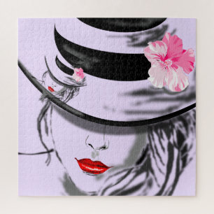 Mysterious Lady Jigsaw Puzzle