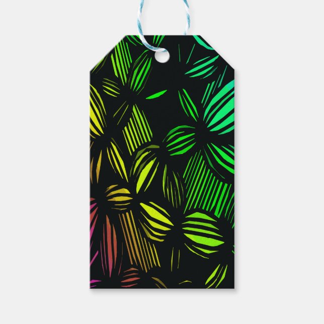 Mysterious lines gift tags (Front)