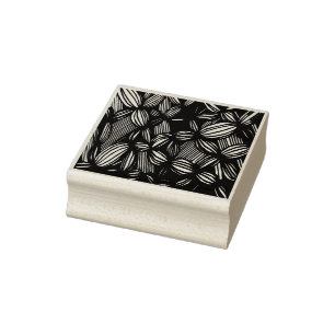 Mysterious lines rubber stamp