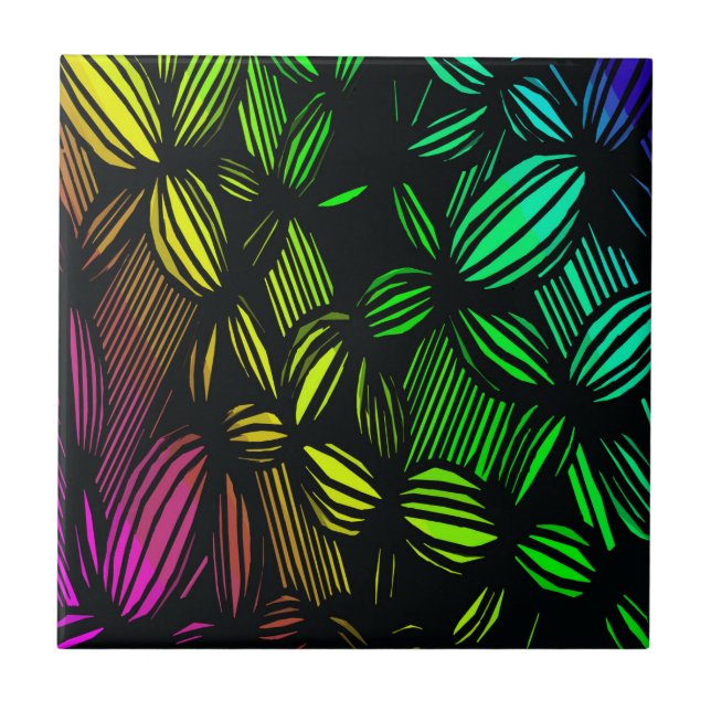 Mysterious lines tile (Front)