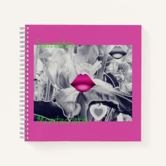 Mysterious Listen and Take Notes Spiral Notebook