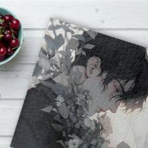 Mysterious Man and Flowers