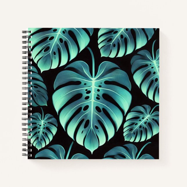 Mysterious Monstera Notebook (Front)