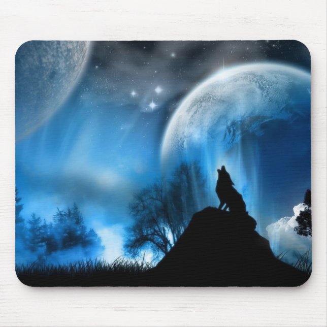 Mysterious Night Mouse Pad (Front)