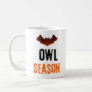 Mysterious Owl Season Spooky Vibes Coffee Mug