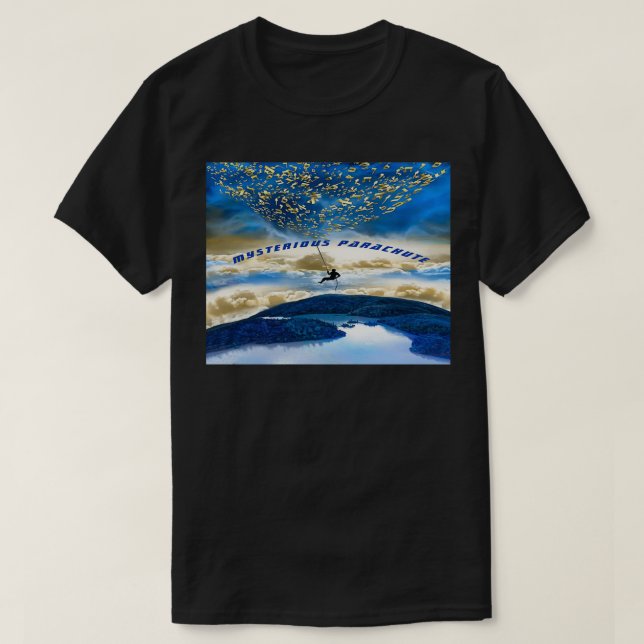 Mysterious Parachute T-Shirt (Design Front)