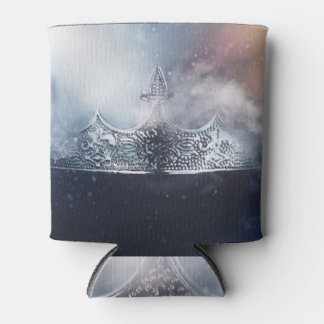 Mysterious Queen King Crown Photo Can Cooler