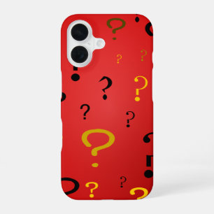 Mysterious Question Marks iPhone 16 Case