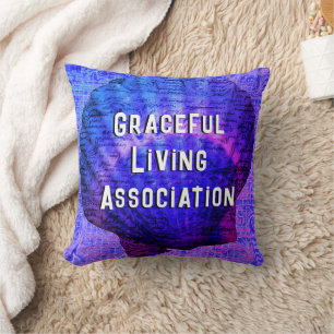 Mysterious Sea Graceful Living Throw Pillow