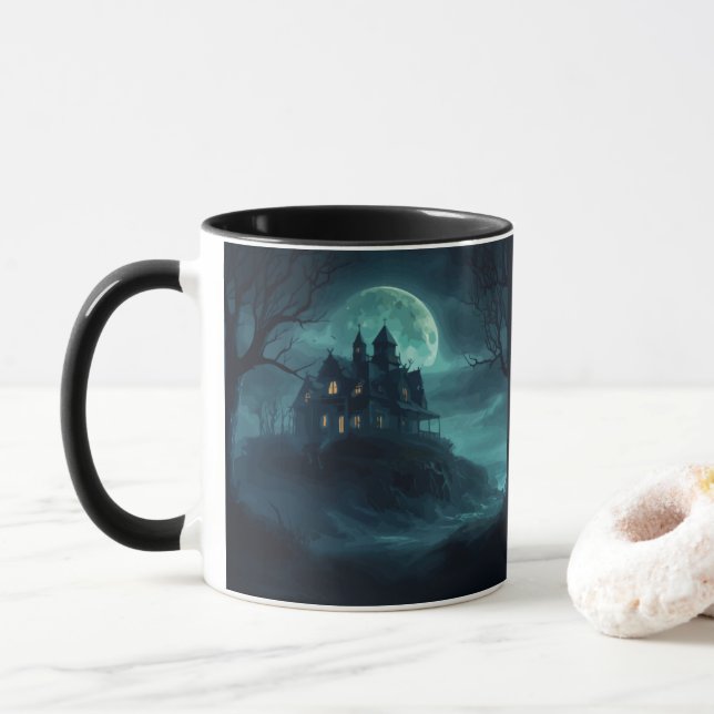Mysterious Seaside Haunt Mug (With Donut)