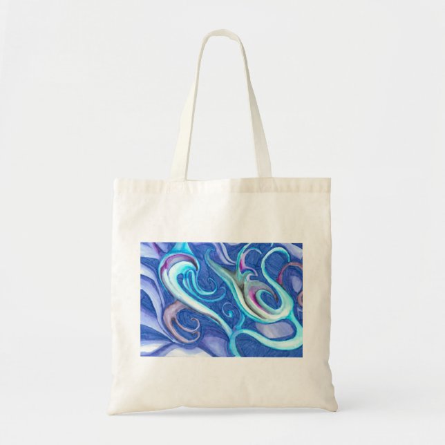 Mysterious shapes swmming in the Water Tote Bag (Front)