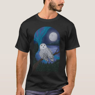 Mysterious Snowy Owl T-Shirt