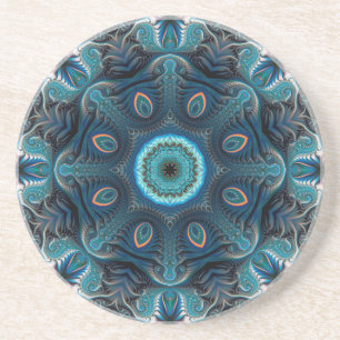 Mysterious space mandala coaster