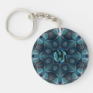 Mysterious space mandala keychain