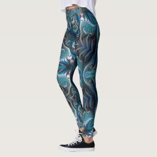 Mysterious space mandala leggings