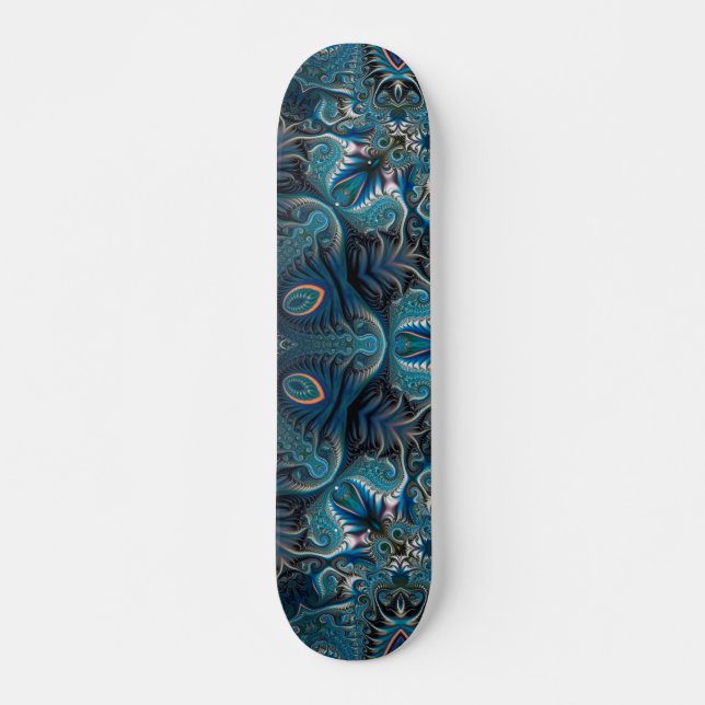 Mysterious space mandala skateboard (Front)