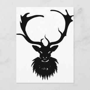 Mysterious Stag Postcard