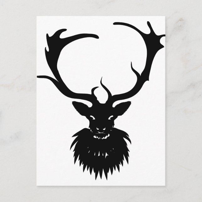 Mysterious Stag Postcard (Front)