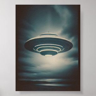 Mysterious UFO Poster