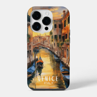 Mysteriously beautiful sunset in Venice iPhone 14 Pro Case