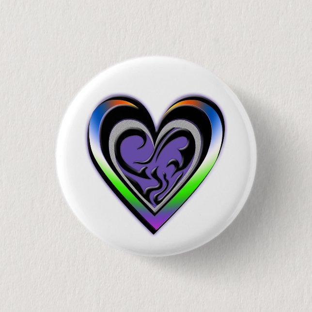 Mystery 1 Inch Round Button (Front)