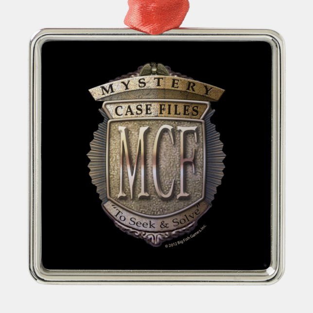Mystery Case Files Metal Ornament (Front)