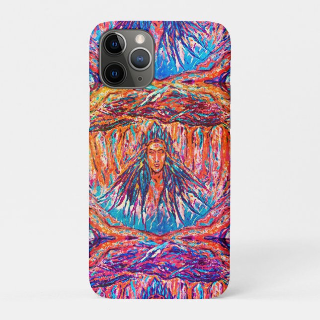 Mystery Colour Goddess Holding Sky Case-Mate iPhone Case (Back)