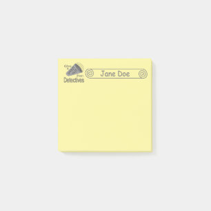 Mystery Crime Solving Evidence Board Post-it Notes