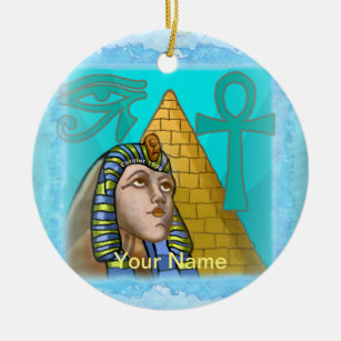 Mystery Egypt custom name ornament
