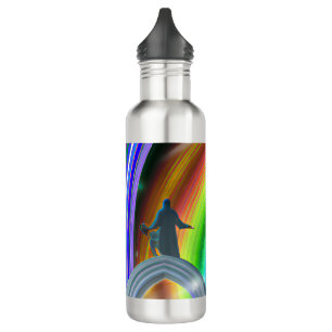 Mystery Figure at the Inter-Dimensional Stargate 710 Ml Water Bottle