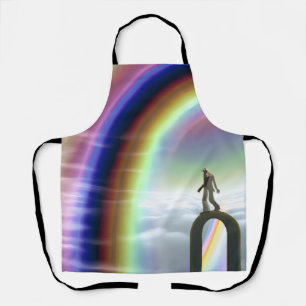 Mystery Figure at the Inter-Dimensional Stargate Apron