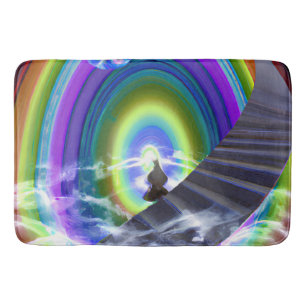 Mystery Figure at the Inter-Dimensional Stargate Bath Mat