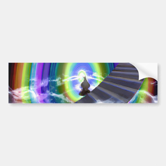 Mystery Figure at the Inter-Dimensional Stargate Bumper Sticker (Front)
