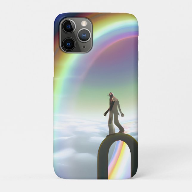 Mystery Figure at the Inter-Dimensional Stargate Case-Mate iPhone Case (Back)