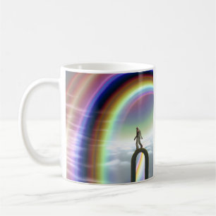Mystery Figure at the Inter-Dimensional Stargate Coffee Mug