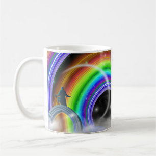 Mystery Figure at the Inter-Dimensional Stargate Coffee Mug