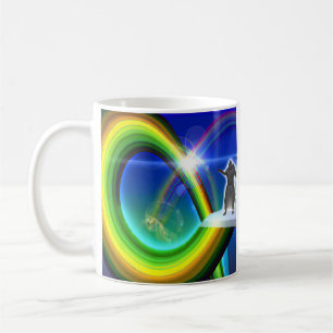 Mystery Figure at the Inter-Dimensional Stargate Coffee Mug