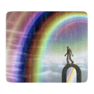 Mystery Figure at the Inter-Dimensional Stargate Cutting Board