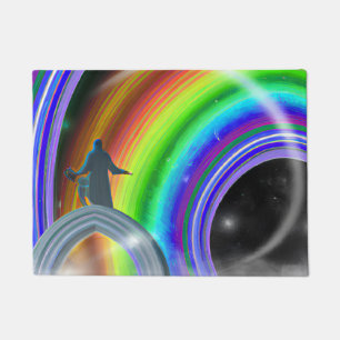 Mystery Figure at the Inter-Dimensional Stargate Doormat