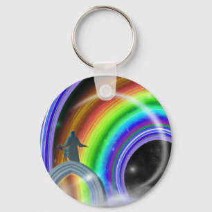 Mystery Figure at the Inter-Dimensional Stargate Keychain