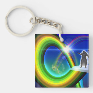 Mystery Figure at the Inter-Dimensional Stargate Keychain