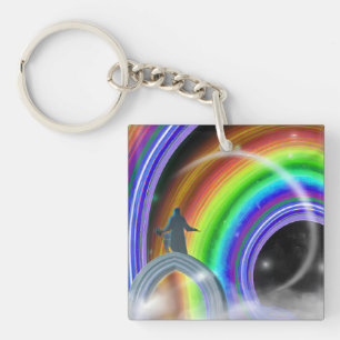 Mystery Figure at the Inter-Dimensional Stargate Keychain