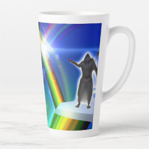 Mystery Figure at the Inter-Dimensional Stargate Latte Mug