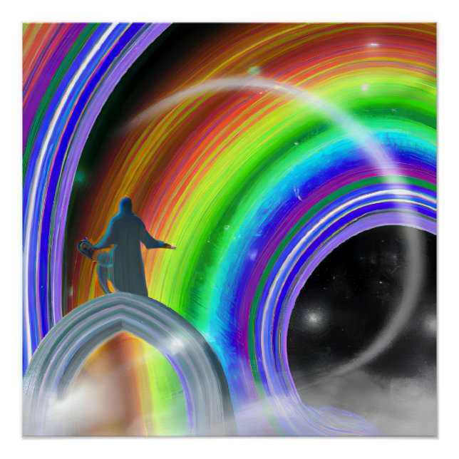 Mystery Figure at the Inter-Dimensional Stargate Poster (Front)